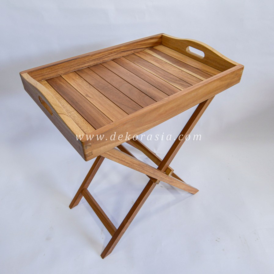 Wooden Tray with Stand
